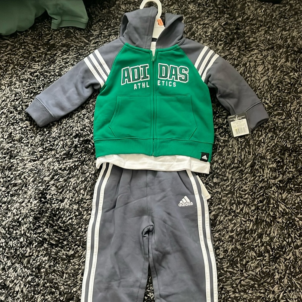 Adidas 3 - Piece 12m Track Suit NWT